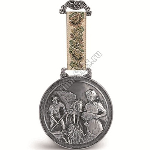 Artina SKS Медальон "Сбор винограда" 11058 (олово 95%)