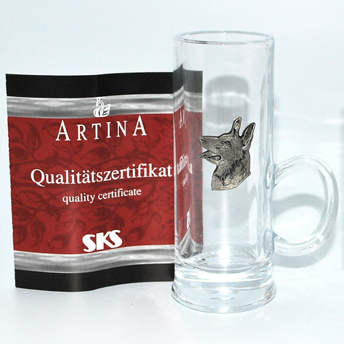Artina SKS Стопка "Собака" 1 шт. 16292/1 (олово 95% и стекло)