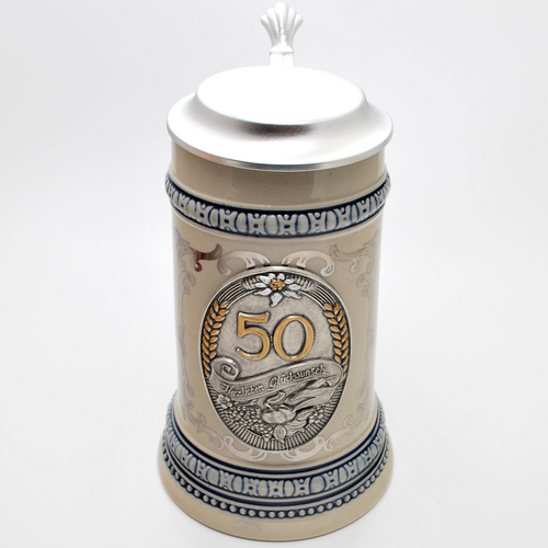 Artina SKS Кружка для пива "Юбилей 50" 93350 (керамика и олово 95%)